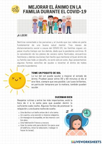 Lectura - mejorar el ánimo