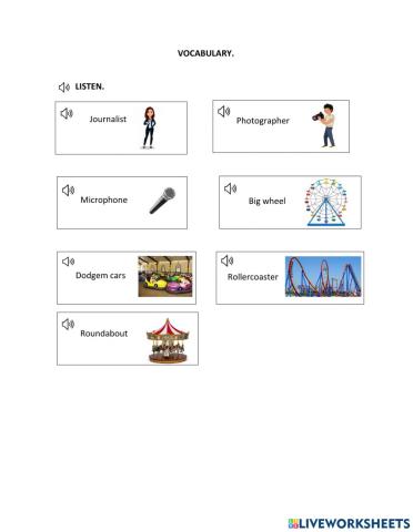 Vocabulary 1