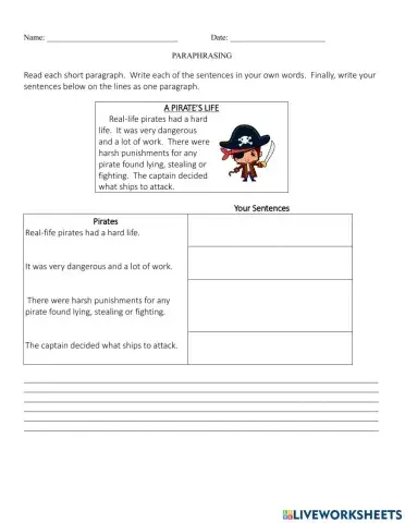 Paraphrase