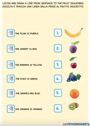 What color is the fruit?