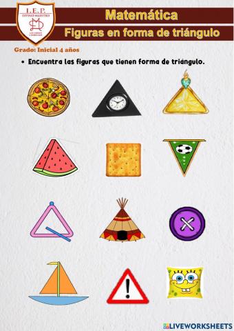 Figuras en forma de triangulo