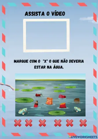 Água cuide bem dela