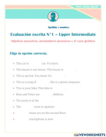 Posesivos y Genitivos