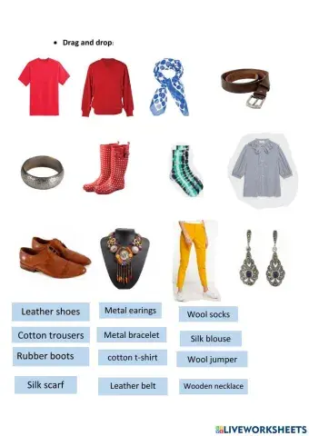 MATERIALS  AT THE DEPARTMENT STORE