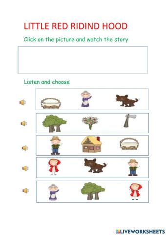 LITTLE RED RIDING HOOD