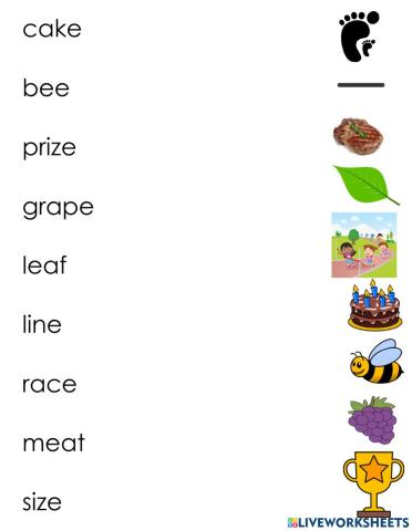 Short and Long Vowels Matching 2