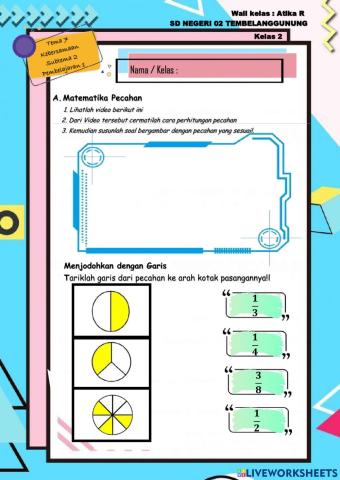 Lkpd kelas 2 tema 7 sdn 02 tembelanggunung
