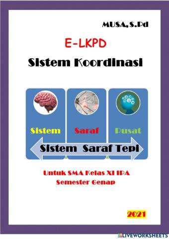 E-LKPD Sistem Saraf Pusat dan Tepi