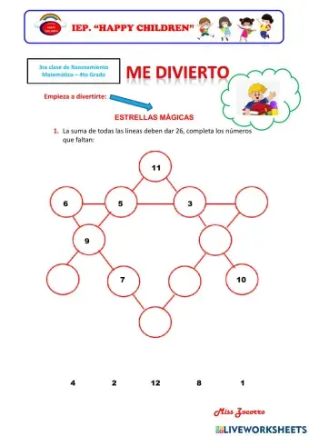 Me divierto 4to grado 3ra clase