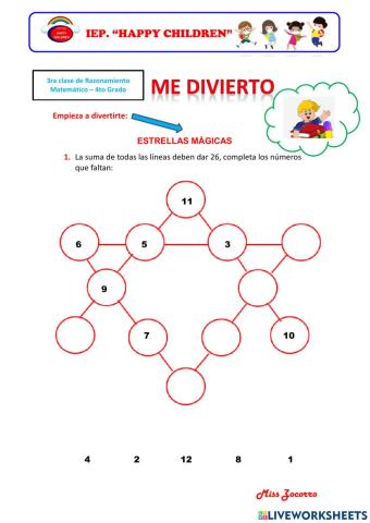 Me divierto 4to grado 3ra clase