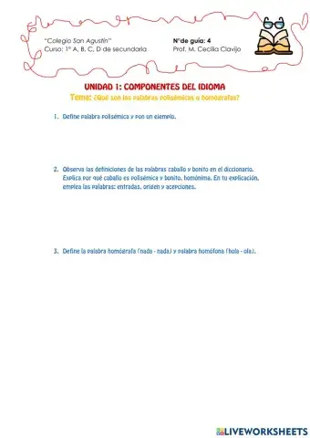 Polisemia y homonimia