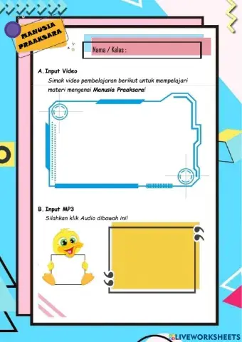 E-lkpd-Manusia Praaksara