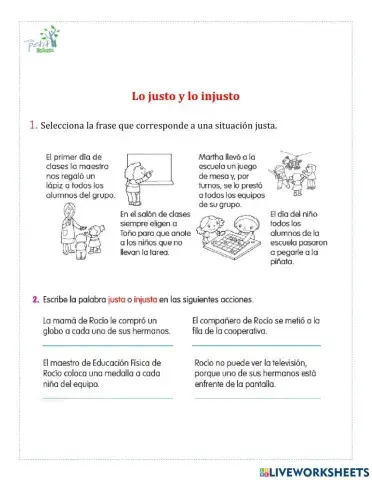 Lo justo y lo injusto