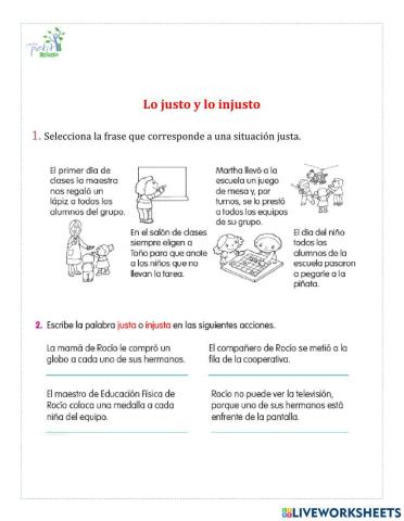 Lo justo y lo injusto