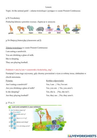 Fairyland 3 Unit 10a