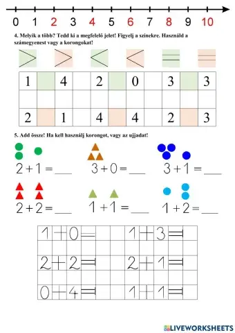 Relációk, összeadás