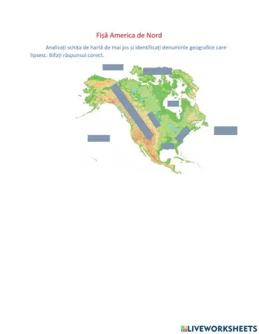 Relief America de Nord