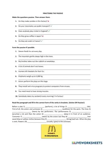 Presen Simple Passive