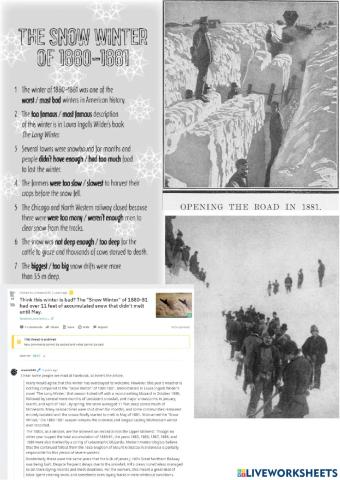 Comparatives weather