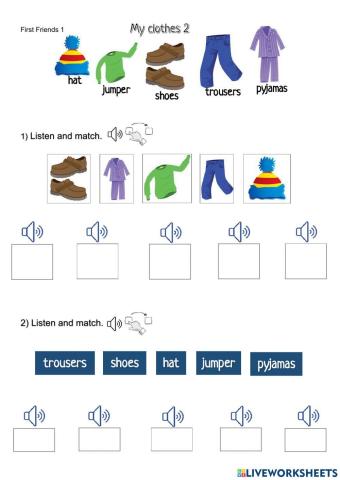 First Friends 1 - My clothes 2