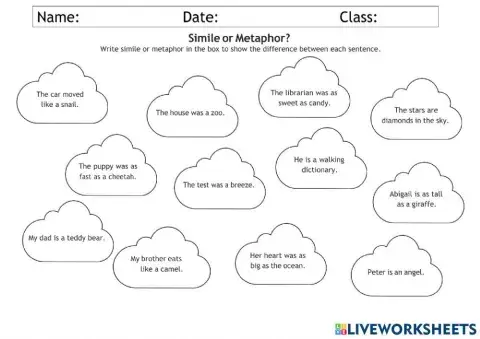 Similes and Metaphors