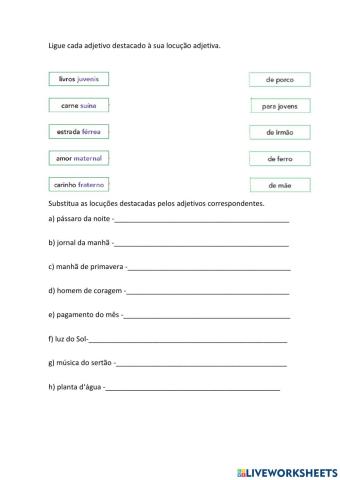 Locuções adjetivas