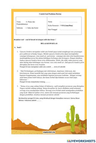 LKPD Tema 6 Sub Tema 1