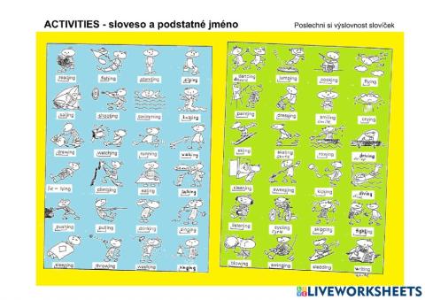 Activities and hobbies