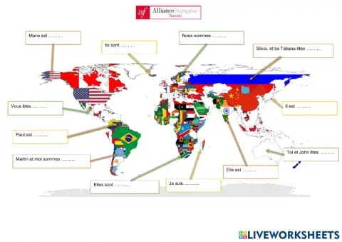 Retrouve la nationalité