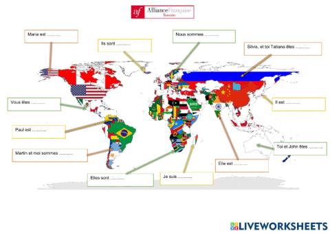 Retrouve la nationalité
