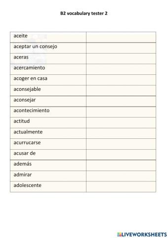 Vocabulary b2 - page 2