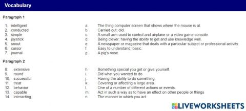 Listening comprehension