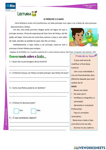 O Príncipe e o sapo