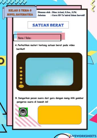 Latihan Soal Matematika Tema 7