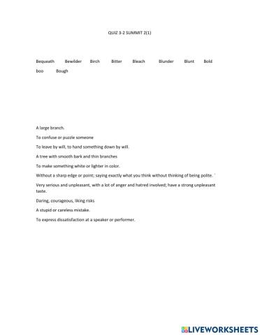 Quiz 3-2 Summit 2(1)