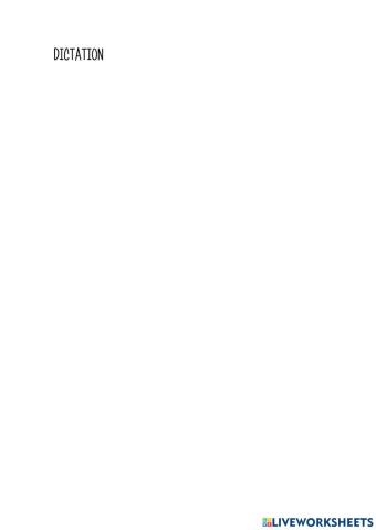 Dictation