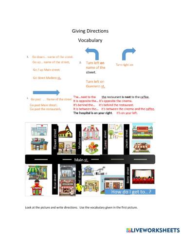 Givind directions