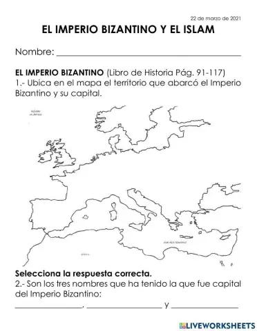 El imperio bizantino y el islam