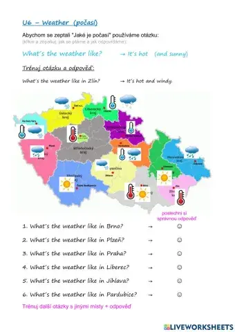 ChitChat 2 - U6 weather mapa