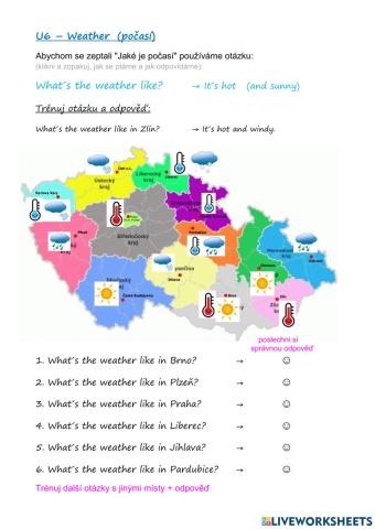 ChitChat 2 - U6 weather mapa