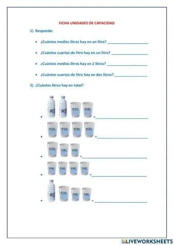 Ficha ejercicios de capacidad