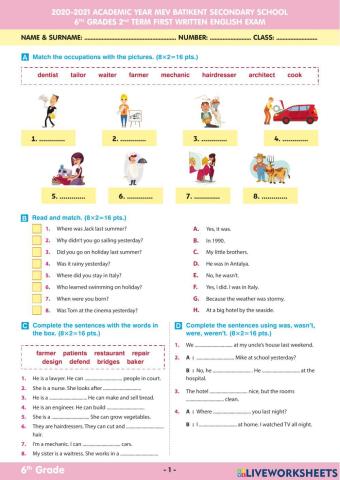 2nd Term-exam-study-2-Ömür