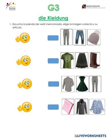 Die Kleidung