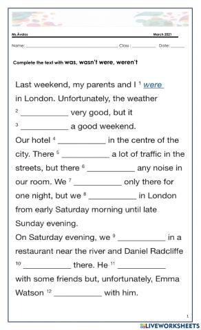 7th grade. unit 4a. ex.3