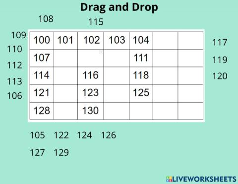 Drag & Drop 100-130