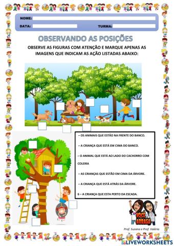 Observando as Posições