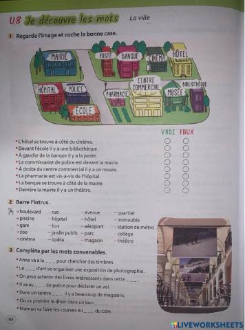 Ma ville Booklet caiet de lucru VIe