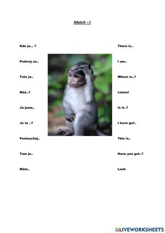 Happy Street - lekce 6 - fráze, slovíčka