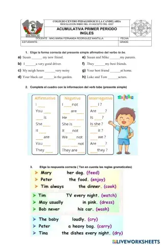 ACUMULATIVA INGLES COLCEPECA 2021