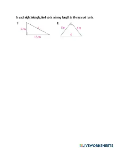 Pythagorean Theorem